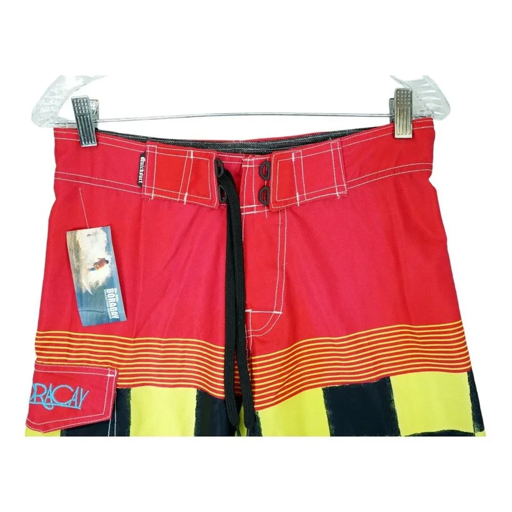 NWT Boracay Swim Trunks Shorts Multicolor Polyester Size‎ 30